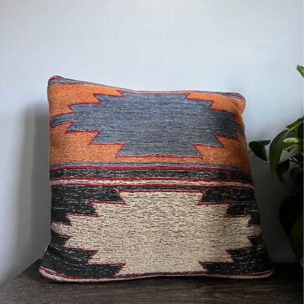 Multi-colored Throw Pillow